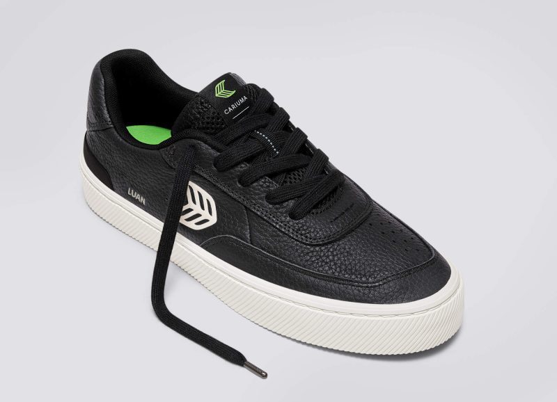 luan pro black premium leather ivory sneaker.slideshow2 4c9d09e7 ba69 4e21 94a5 89814acfee29