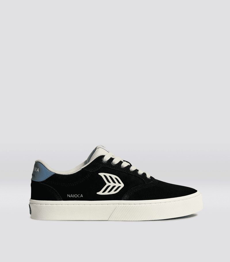 naioca black suede blue and ivory.side view 899b6a38 45df 4ac7 9c9c 4610d14d1434