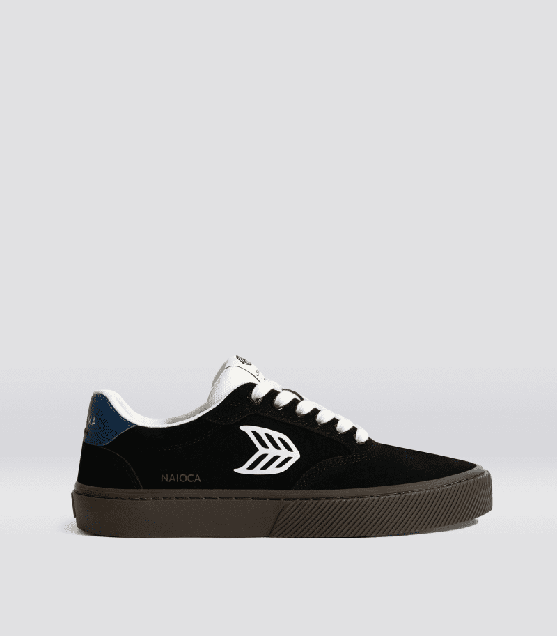 naioca black teak suede sneaker.side view 63f6c4ce 2f1a 4f39 9cf0 58f9b565e521