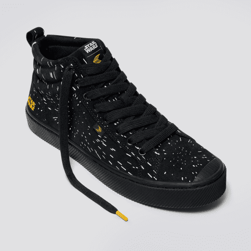 oca high star wars all black suede sneaker.fb feed