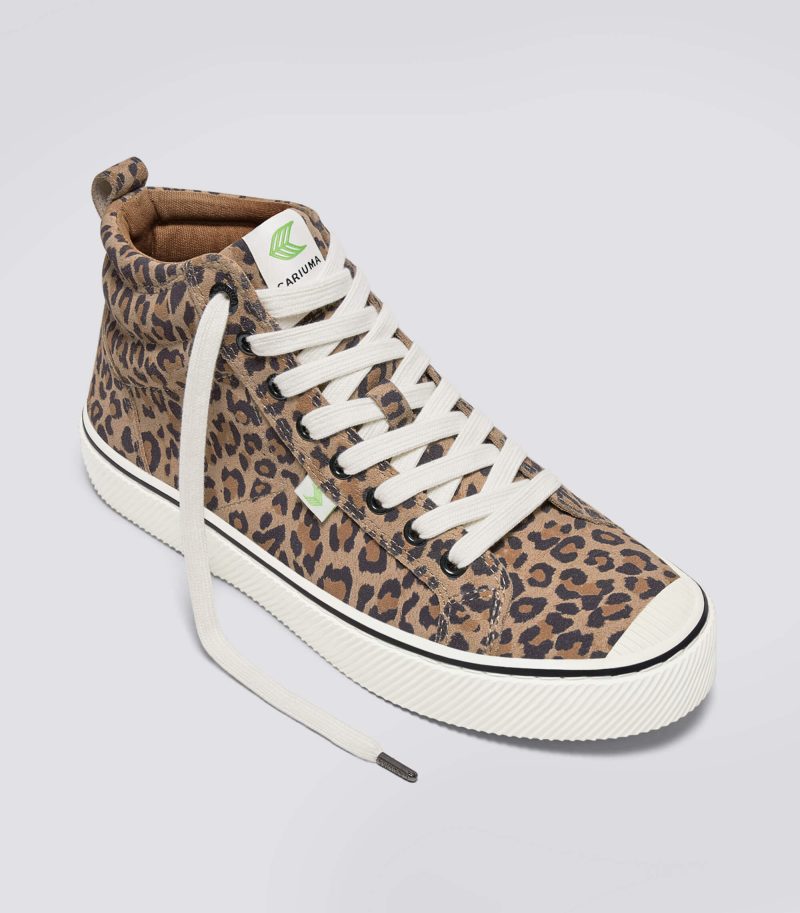 oca high stripe leopard print suede sneaker.fb feed