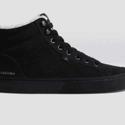 oca high therma hooks all black suede sneaker.slideshow1