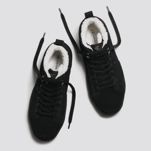 oca high therma hooks all black suede sneaker.slideshow5