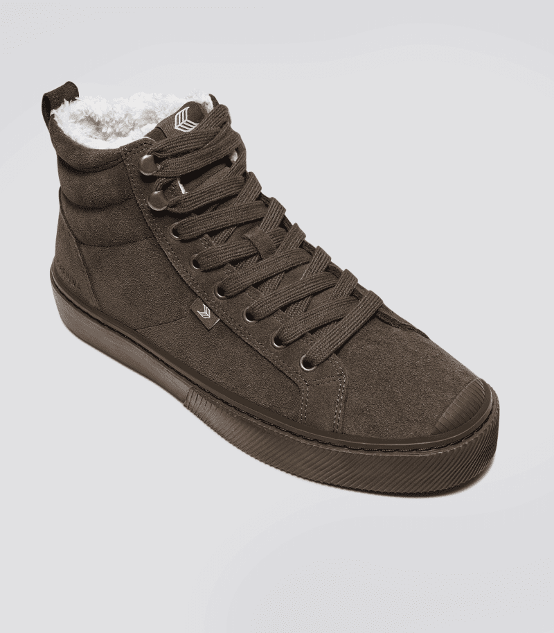 oca high therma hooks all teak suede sneaker.hover