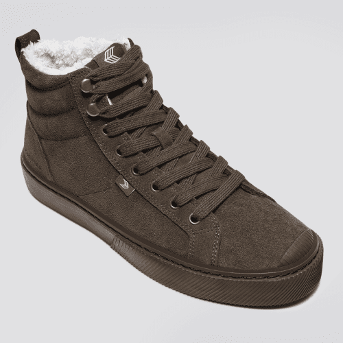 oca high therma hooks all teak suede sneaker.slideshow2