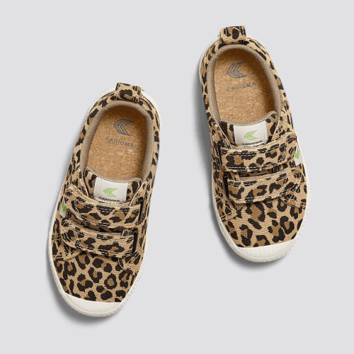 oca low kids leopard print canvas sneaker.slideshow4