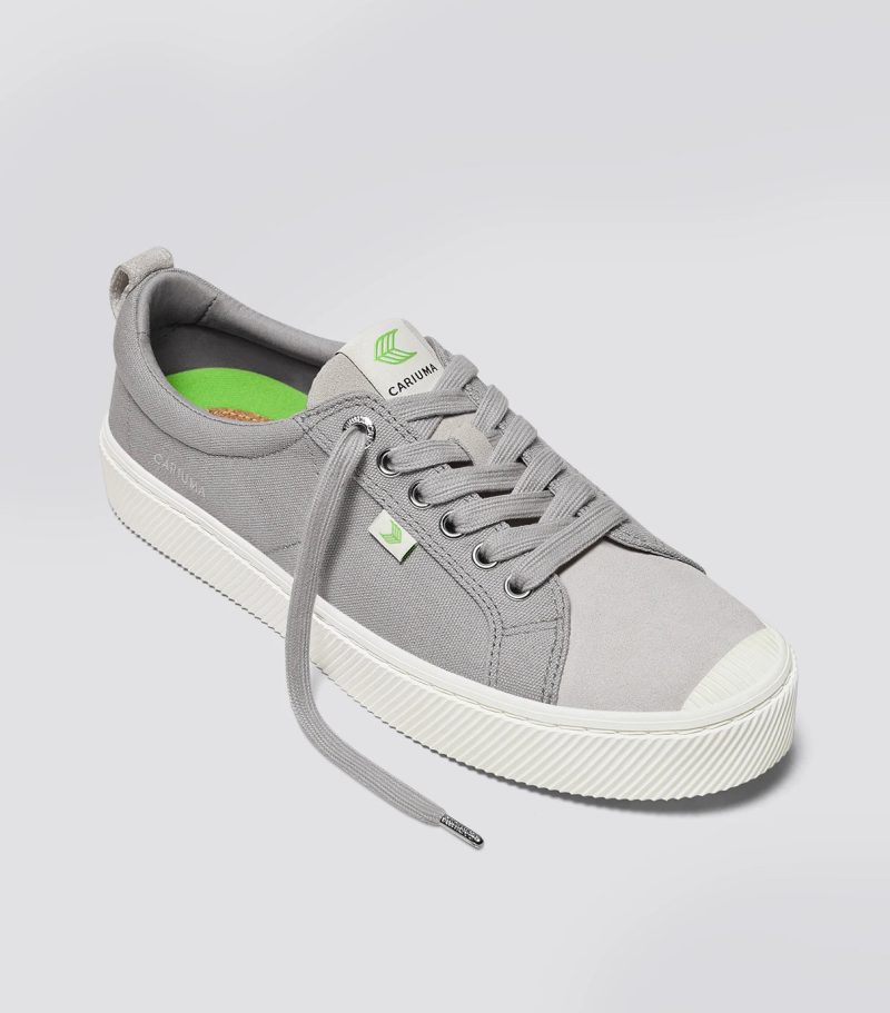 oca low light grey canvas off white vintage suede.fb feed