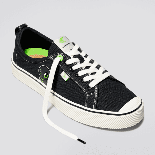 oca low razer black canvas sneaker.hover