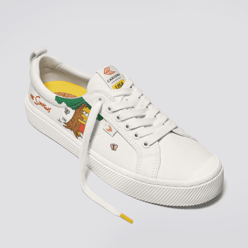 oca low simpsons lisa off white canvas.hover