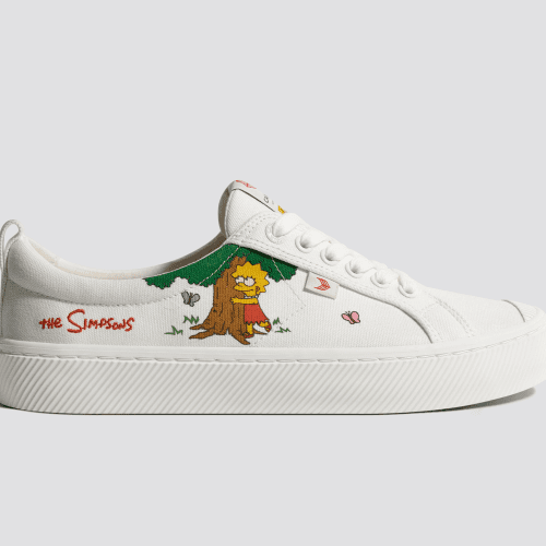 oca low simpsons lisa off white canvas.slideshow1 6252e69a 8f29 4b32 851b 79de4382591d