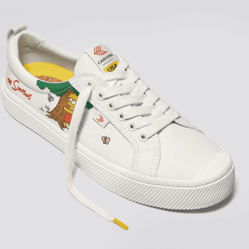 oca low simpsons lisa off white canvas.slideshow3 9caa4346 b14f 482a ba3d aeaa3f56b1dc