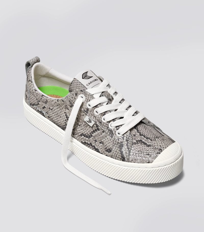 oca low snake print premium leather.fb feed