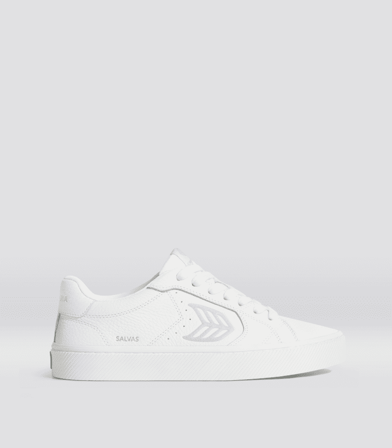 salvas white premium leather ice sneaker.side view 00e5916e 6924 4a15 8d13 681c099a28db