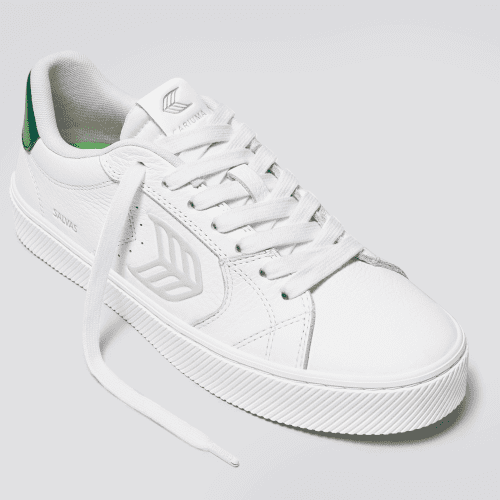 salvas white premium leather metallic green and ice.slideshow2 70aa7ba7 7fee 464e b49e 950369934447