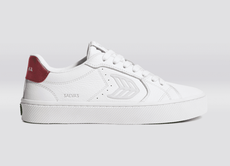 salvas white premium leather metallic red and ice.slideshow1 877f1774 0f66 4ca2 b8ce e66e89e3d995