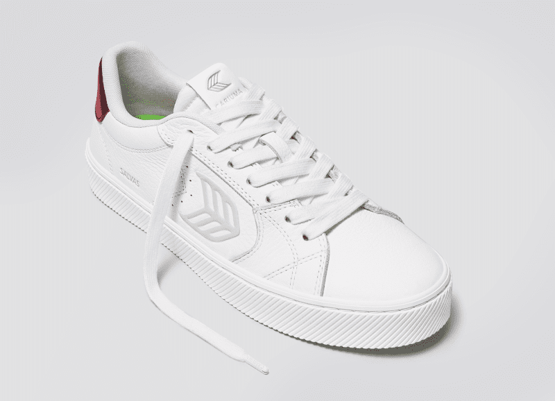 salvas white premium leather metallic red and ice.slideshow2 f50c0524 eac0 465f ac92 79776288c4d9