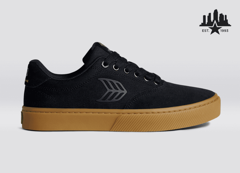 skatepark of tampa naioca pro all black gum suede sneaker.slideshow1