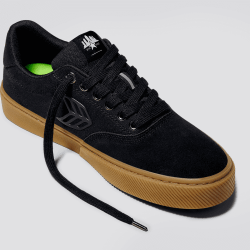 skatepark of tampa naioca pro all black gum suede sneaker.slideshow3