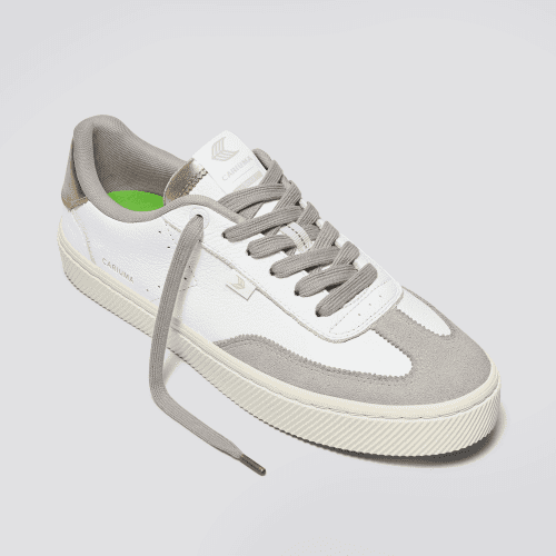 toca white leather suede off white vintage metallic gold.fb feed