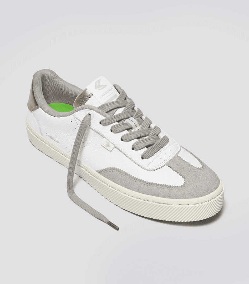 toca white leather suede off white vintage metallic gold.fb feed