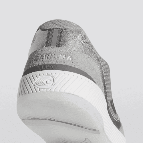 uba charcoal grey suede and mesh metallic silver and light grey.slideshow4