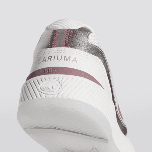 uba white premium leather and mesh metallic silver and blush pink.slideshow4 336975fc 3fb2 415b 9a36 4c7379e5d542