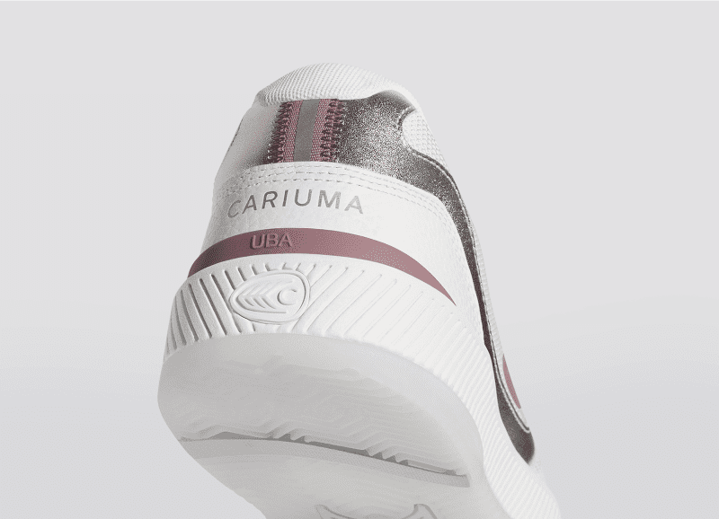 uba white premium leather and mesh metallic silver and blush pink.slideshow4 336975fc 3fb2 415b 9a36 4c7379e5d542